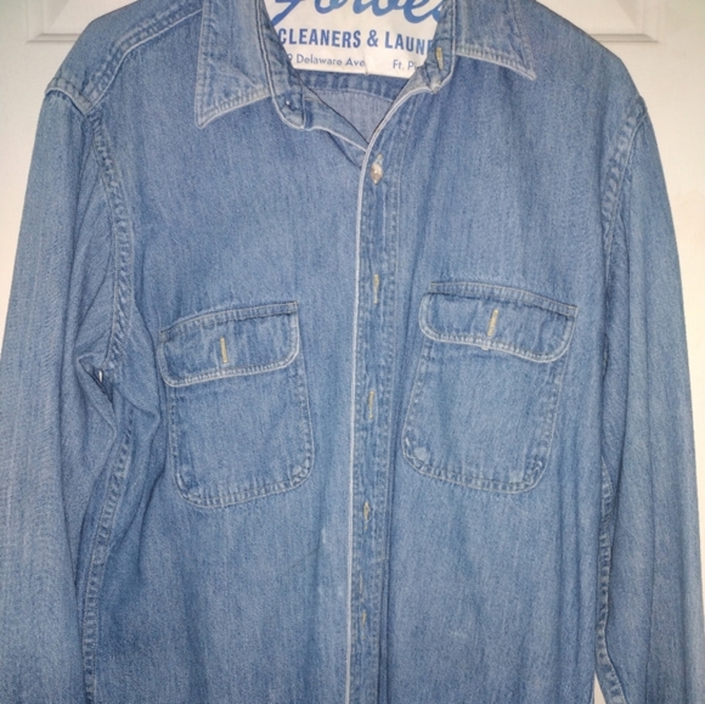 Well Loved Bluejeans Shirt Size Medium LLBean